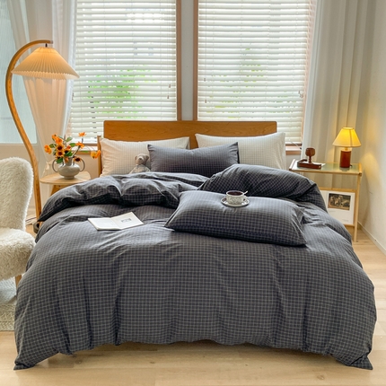 Sheet Tempat Tidur Kapas Murni Set Minimalis Soft Breathable