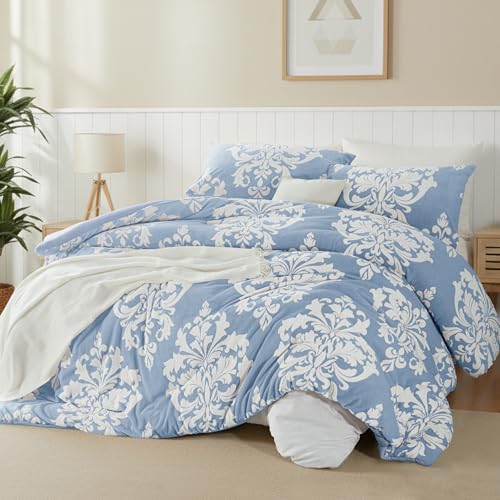 Selimut Musim Dingin Flanel Cetak Burnout, Selimut Mewah Bohemian dengan Dukungan Microfiber Ultra Lembut, Tempat Tidur Hangat Sepanjang Musim